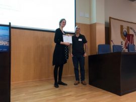 EPNS Research Meeting 2018 prize winner Dr Abela